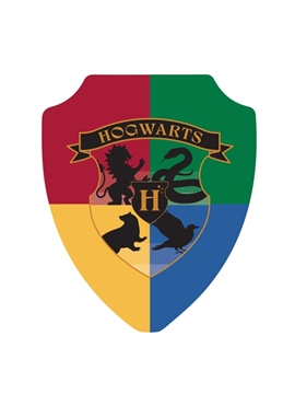 Globo Foil Escudo Hogwarts Harry Potter 68 cm