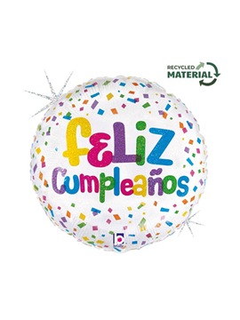 Globo feliz cumpleaños 45 cm
