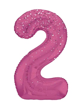 Globo Nº2 Rosa 86cm
