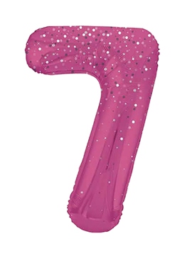 Globo Nº7 Rosa 86cm