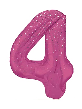 Globo Nº4 Rosa 86cm