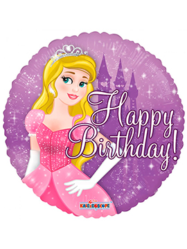 Globo Foil Princesa Happy Birthday 45 cm