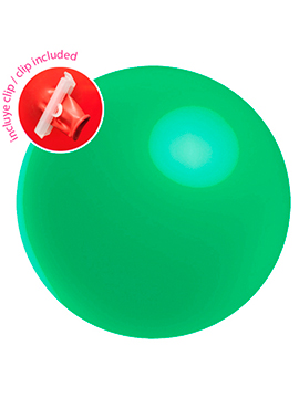 Globo Gigante Verde con Cierre Clip 90cm