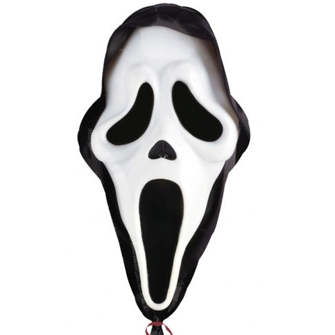 Globo Halloween máscara fantasma 70cm
