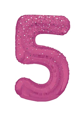 Globo Nº5 Rosa 86cm