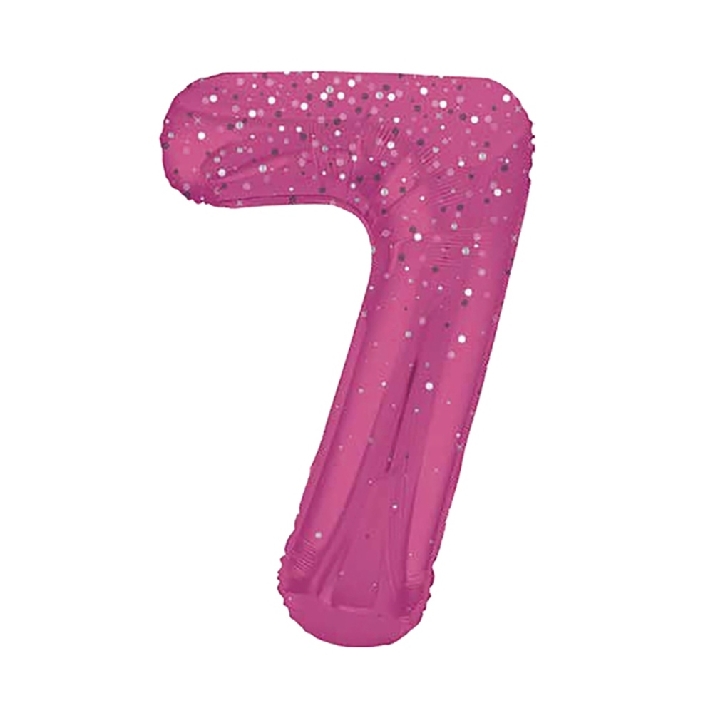 Globo Nº7 Rosa 86cm