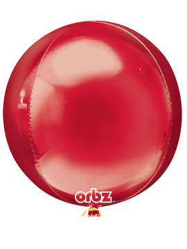 Globo Orbz Rojo 40 cm