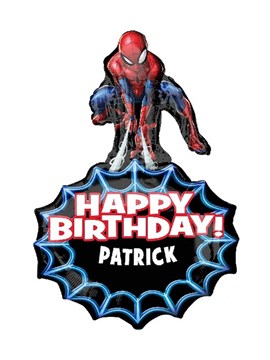 Globo Silueta Spiderman 86 cm