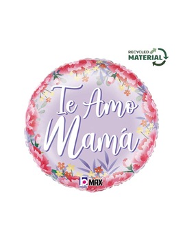 Globo Foil Te Amo Mamá 46 cm
