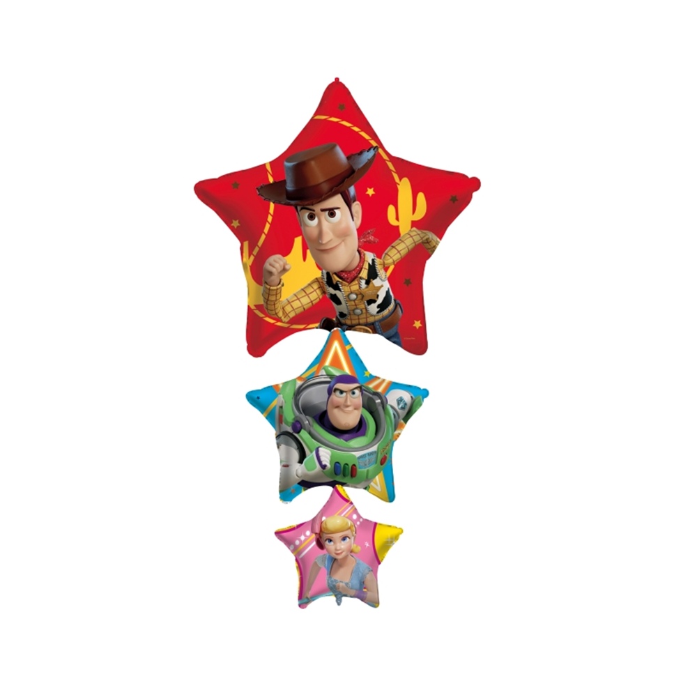 Globo Foil Estrellas Toy Story 90 cm