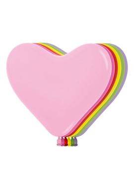 Pack de 12 Globos Corazón Surtidos 30 cm
