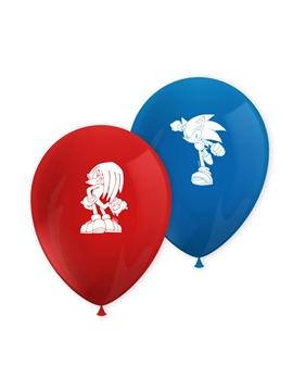 Juego de 8 Globos Sonic
