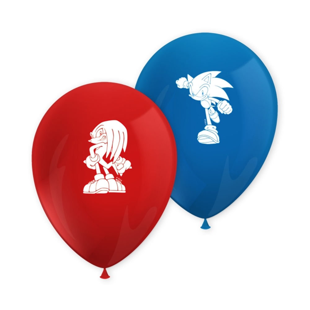 Juego de 8 Globos Sonic