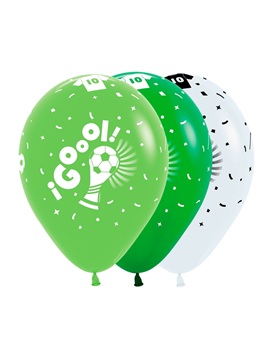 Juego de 12 Globos Futbolista