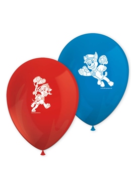 Juego de 8 Globos Patrulla Canina