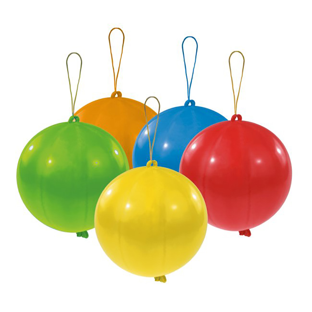Globos Punchball Colores Surtidos 30 cm 5 ud