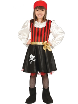 Disfraz Pirata Calavera niña