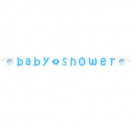 Guirnalda Baby Shower Elefante Azul