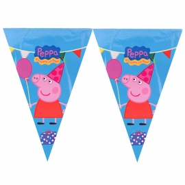 Guirnalda de papel Peppa Pig