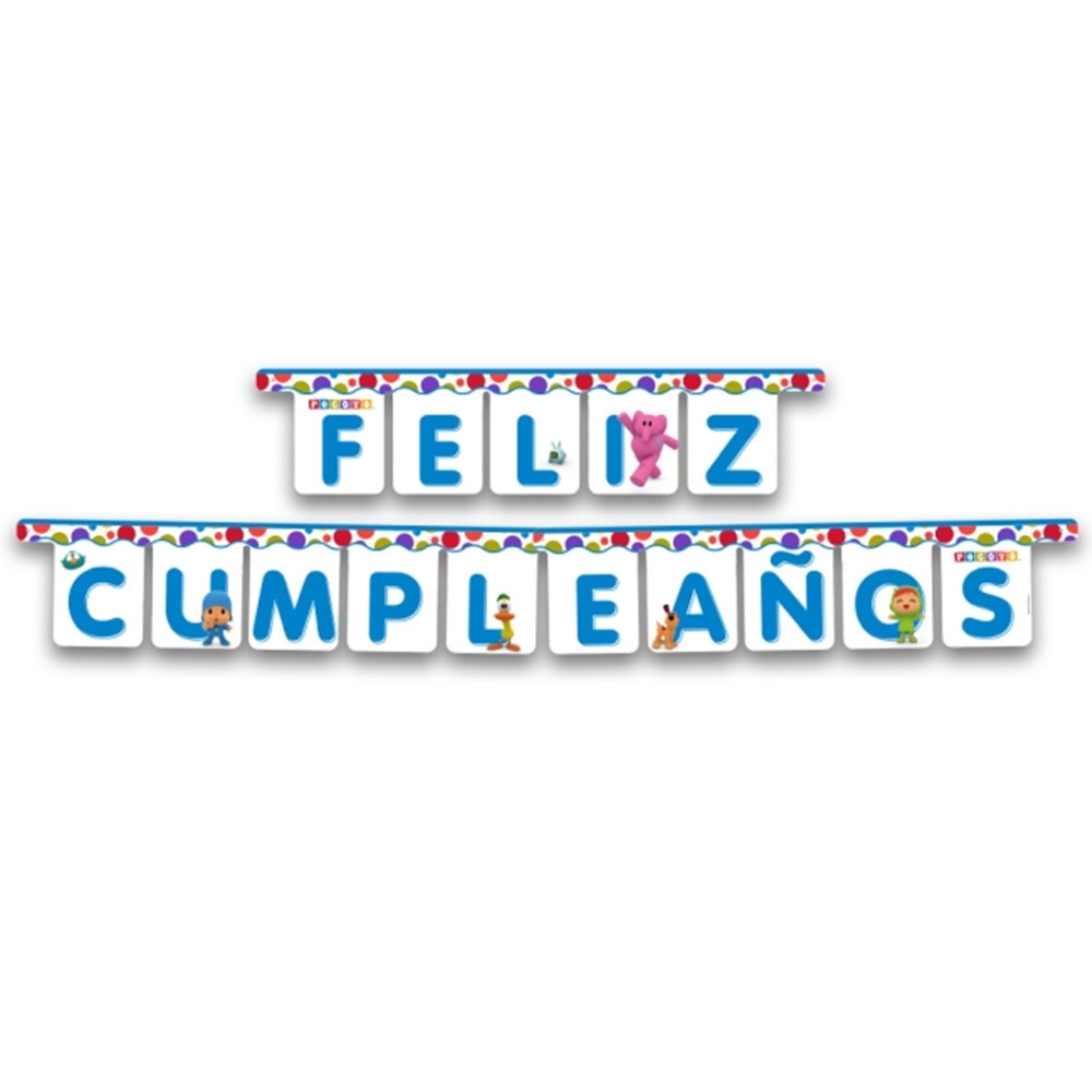 Guirnalda Feliz Cumpleaños Pocoyó