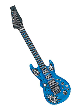 Guitarra Inflable Azul