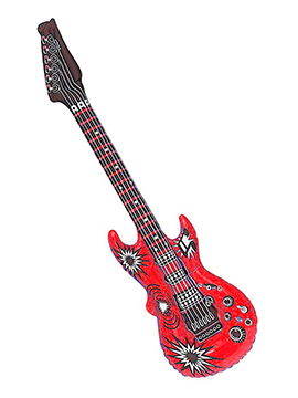 Guitarra Inflable Roja