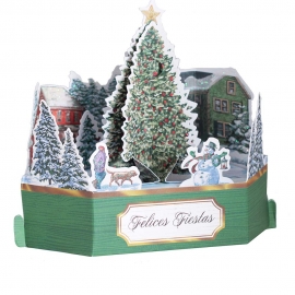 Tarjeta Navidad 3D Modelo B