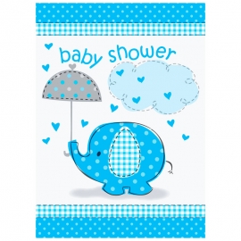 Invitaciones Baby Shower Elefante Azul