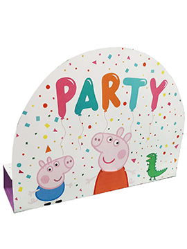 Invitaciones de Cumpleaños Peppa Pig y George