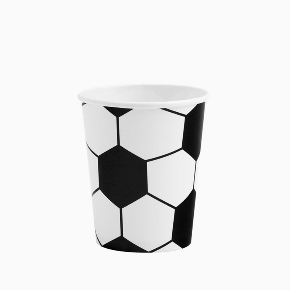 Juego de 10 vasos fútbol 270ml