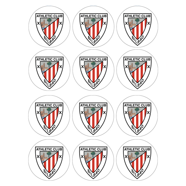 Juego de 12 Impresiones en Papel de Athletic de Bilbao​