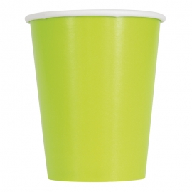 Juego de 14 Vasos Verde Pistacho