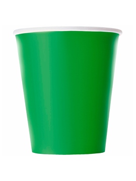 Juego de 8 Vasos Verde Pastel
