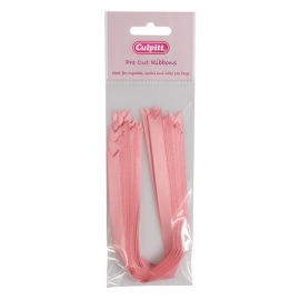 Juego de 25 cintas precortadas rosas