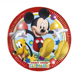 HONGECB Juego de Mini figuras Mickey,Mickey Cake Topper Mini Juego de Figuras para Fiesta de cumpleaños Figuras para decoración de Tartas 6 Piezas 