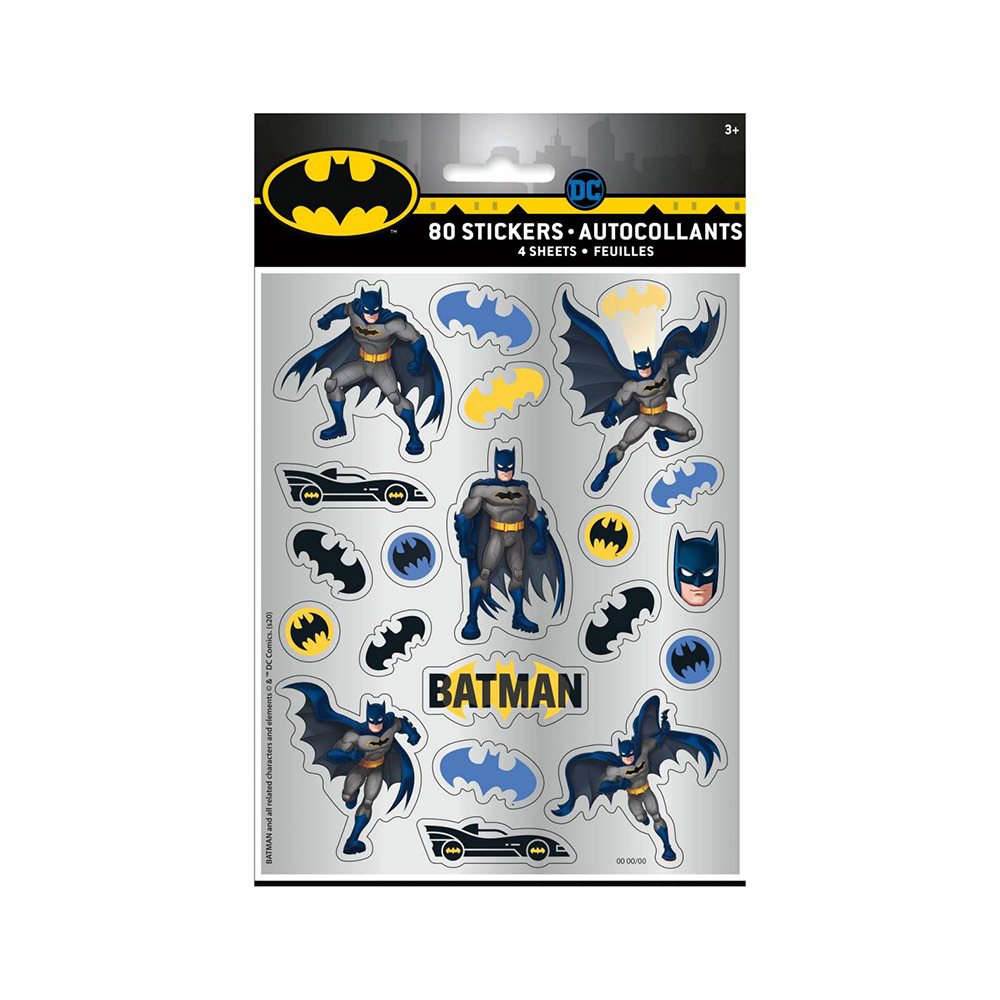 Set de 80 Pegatinas Batman