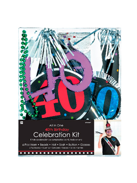 Kit de Fiestas 40 Cumpleaños
