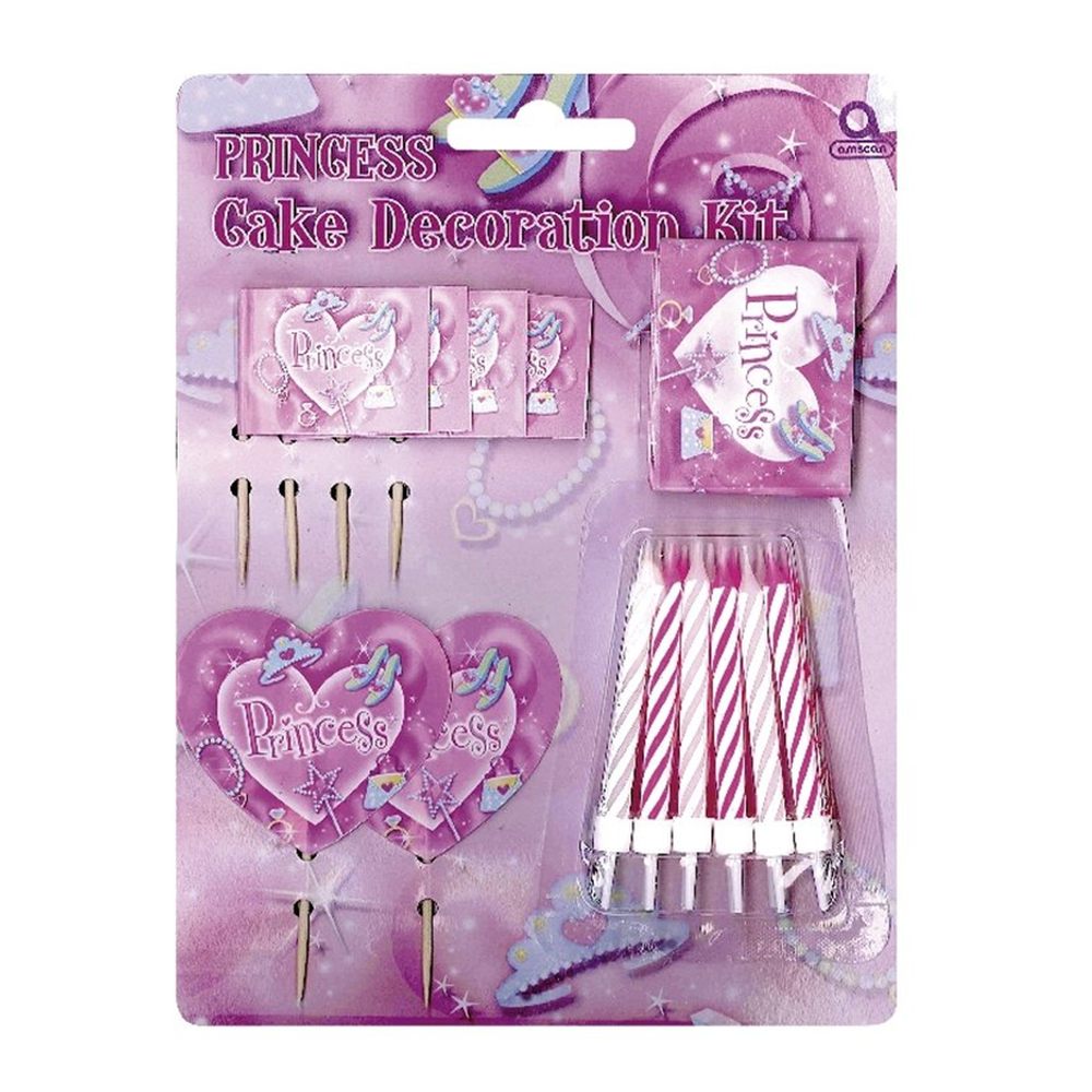 Kit de decoración para tartas Princesas