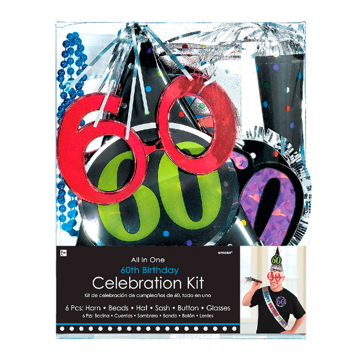 Kit de Fiestas 60 Cumpleaños
