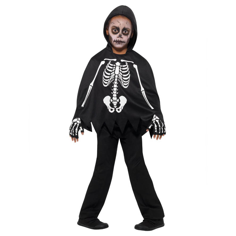 Kit Esqueleto Negro y Blanco Infantil