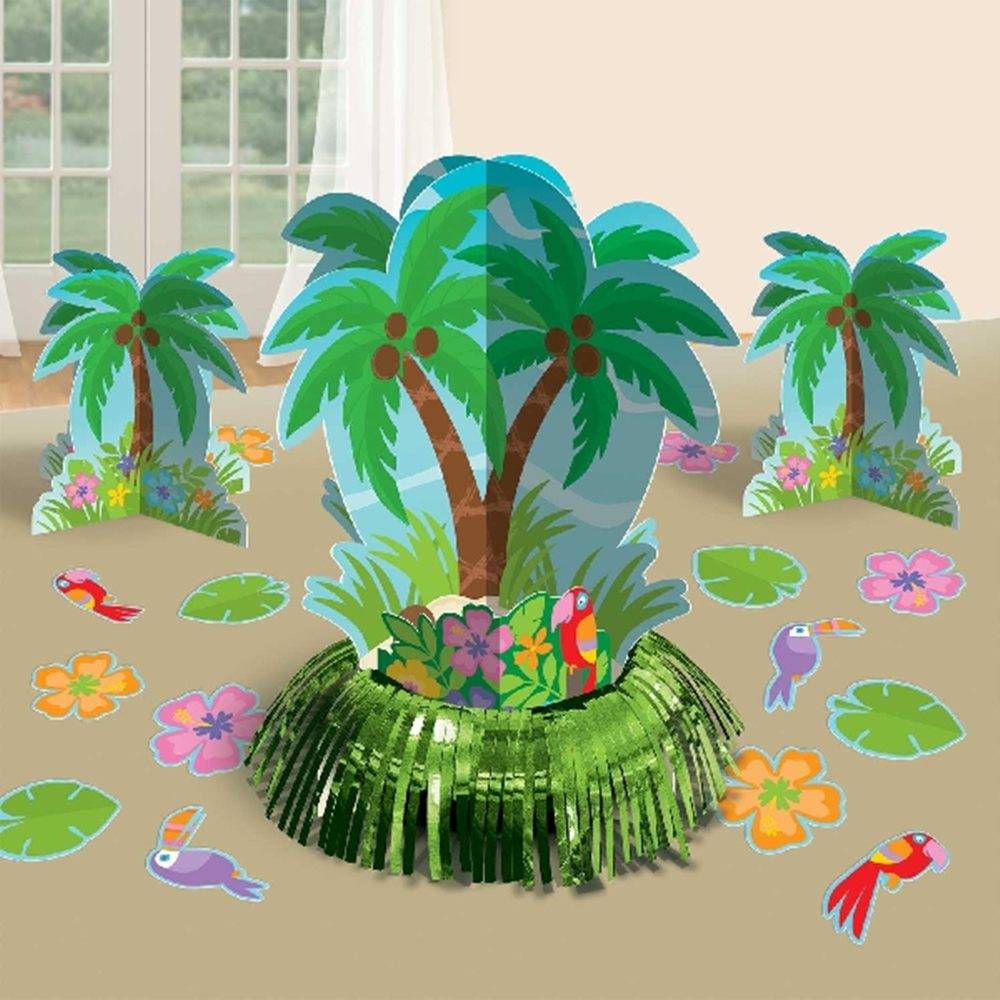 Kit para Decoración de Mesas Hawaii Palm Tree