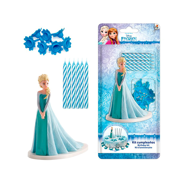 Kit para Decorar Tartas Frozen Elsa - Comprar Online {Miles de Fiestas}
