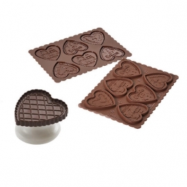 Kit para hacer Galletas de Chocolate Corazones