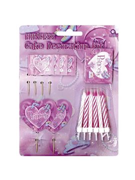 Kit de decoración para tartas Princesas
