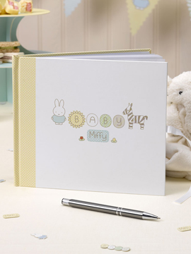 Libro de firmas de 34 páginas de la colección Baby Miffy