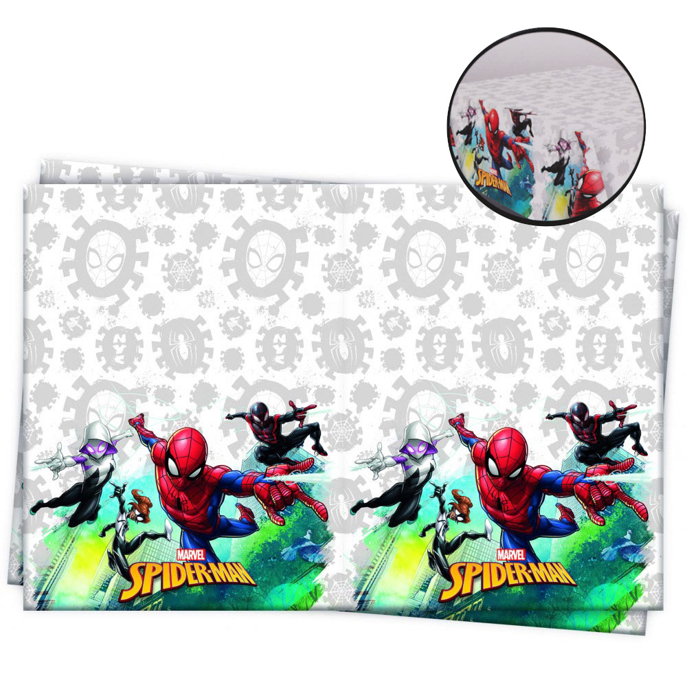 Mantel de Plástico Spiderman Team Up