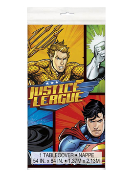 Mantel de plástico de La Liga de la Justicia