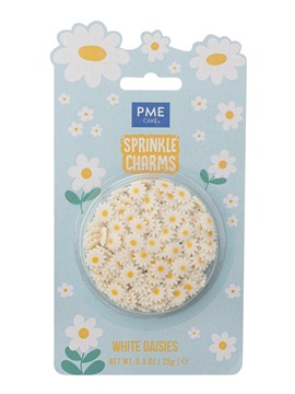 Margaritas de Azúcar en Color Blanco