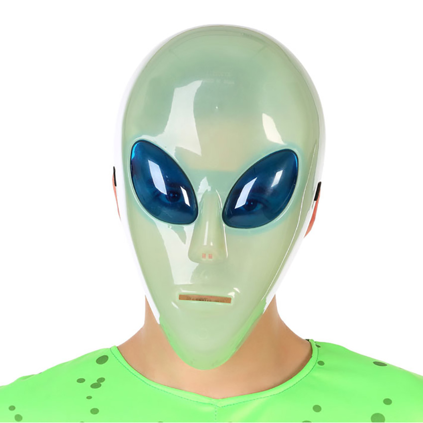 Máscara Alien Fosforescente】- ⭐Miles de Fiestas⭐ - 24 H ✓