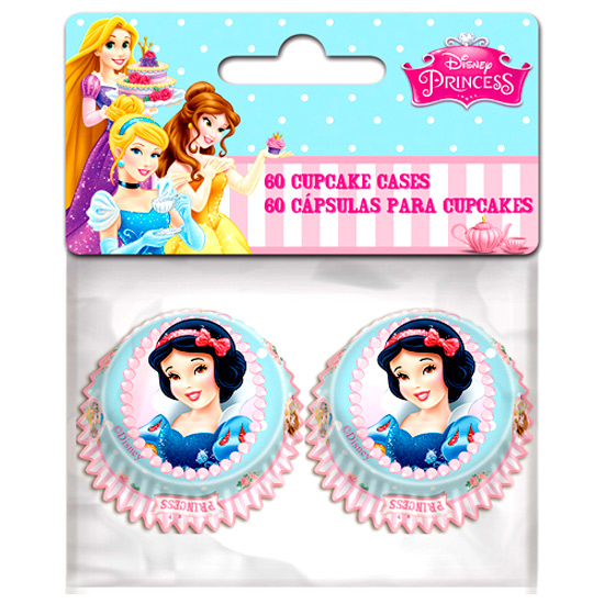 Mini Cápsulas para Cupcakes Princesas
